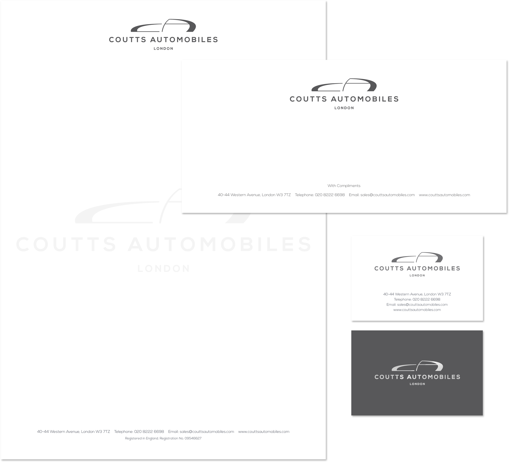 Coutts Automobiles Stationery