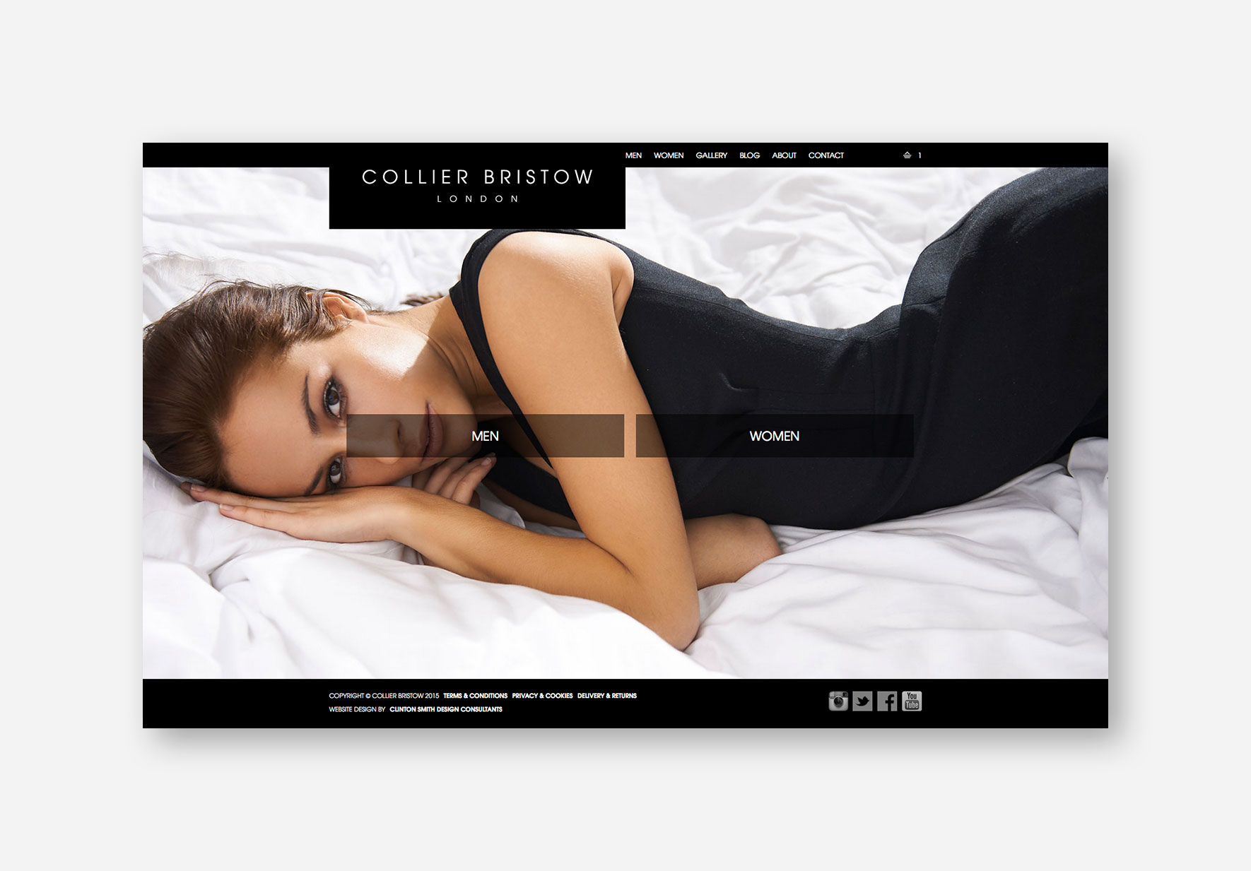 Collier Bristow Website Homepage