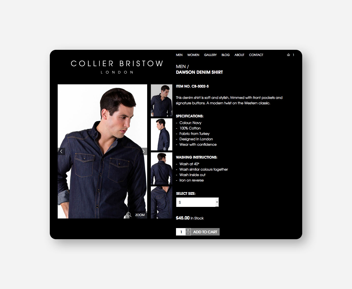 Collier Bristow Website Mens Product