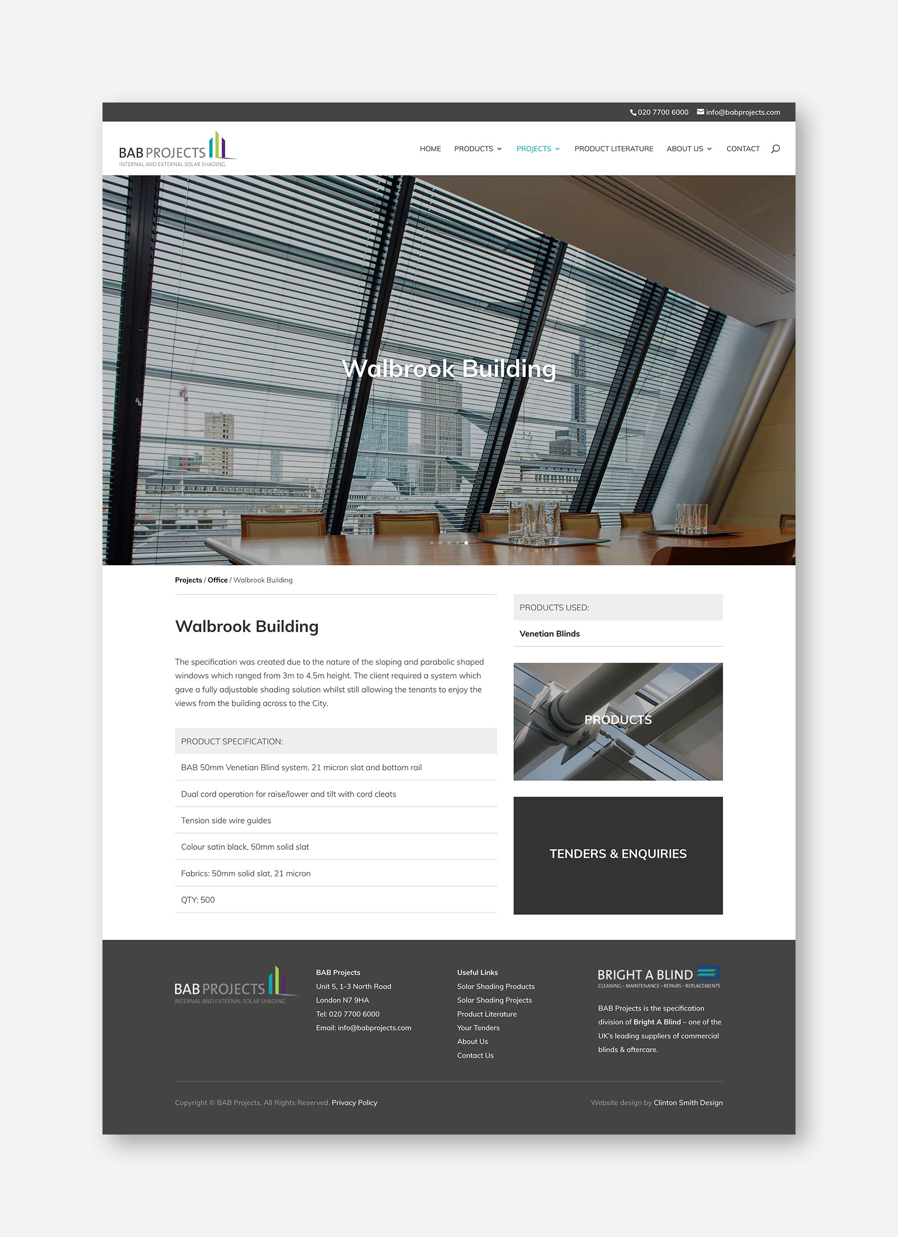 BAB Projects Website Walbrook Building