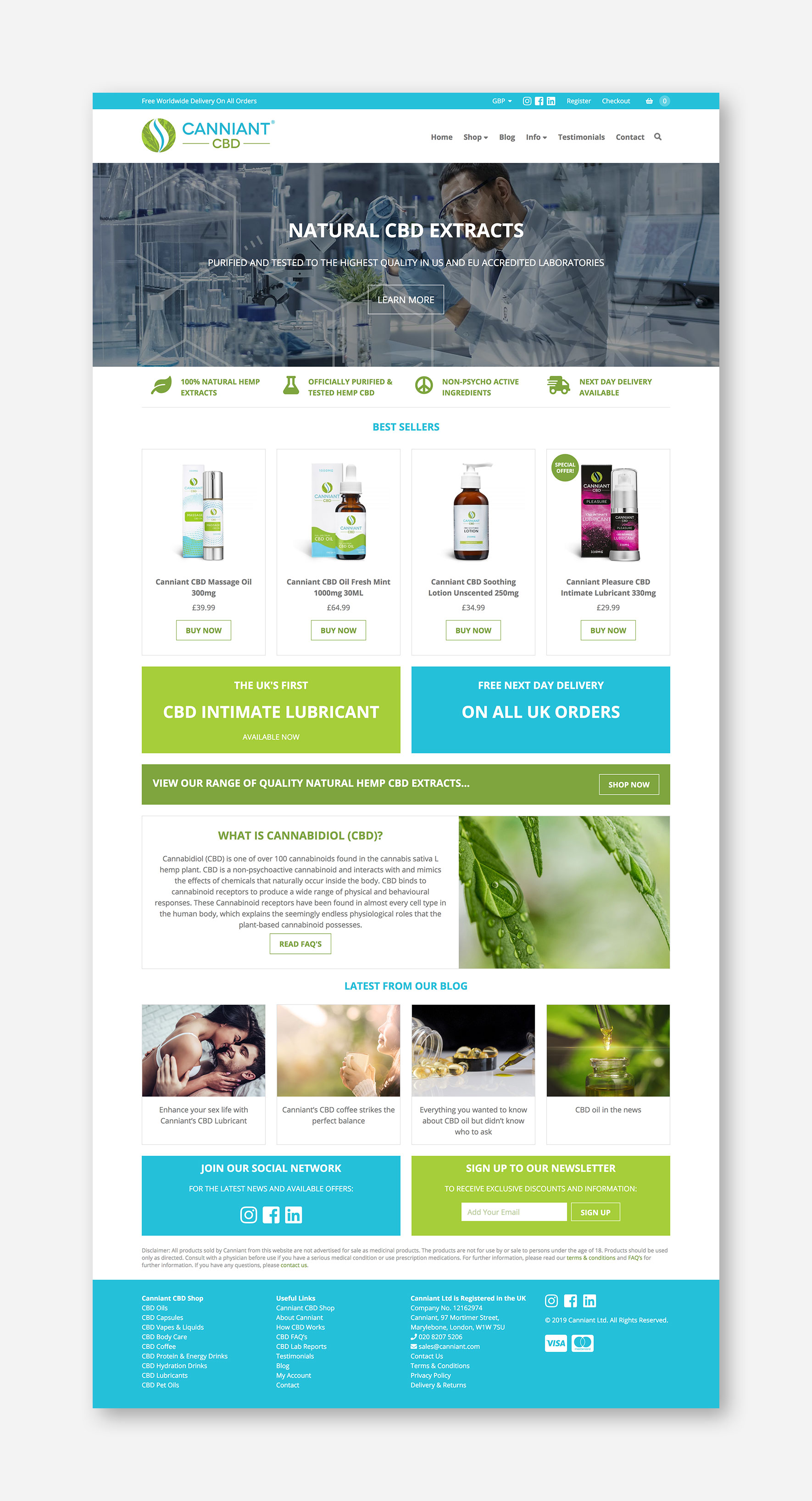 Canniant Homepage